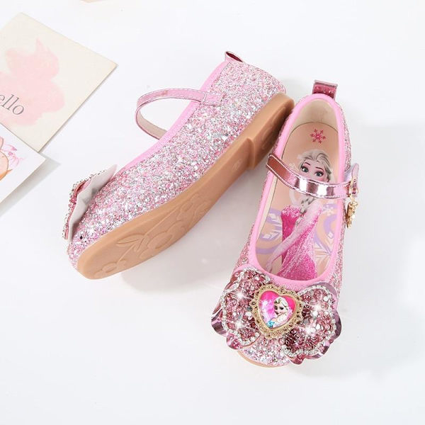 prinsesskor elsa skor barn festskor blå 19cm / size31
