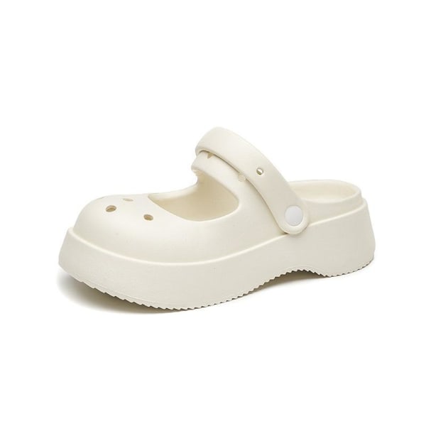 mjuka tofflor slider sandaler skor foppatofflor barntofflor fopp vit 220