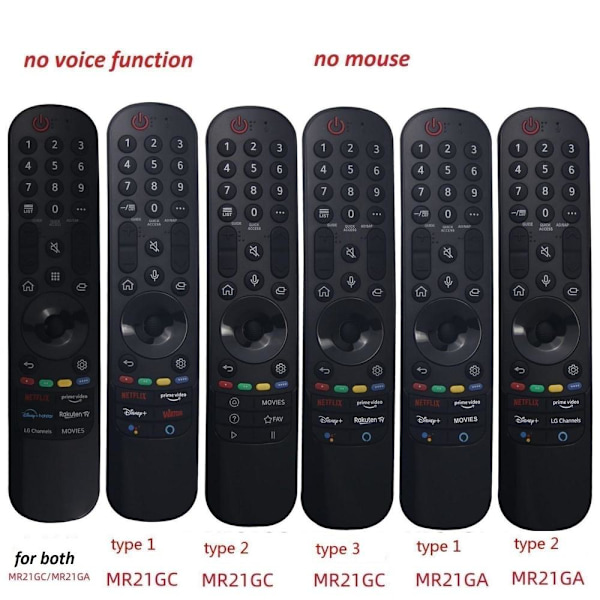 fjärrkontroll ersättning remote för LG AN- MR21GA MR21GC MR21N M MR21GC-typ 3