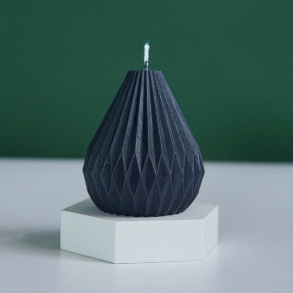 lysforme lys stearinlys gør-det-selv-forme i silikoneform origami