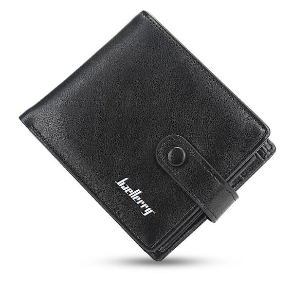 Miesten muoti Vintage Card Lompakot Pu-nahkainen kolikkolaukku Hasp Clutch ruskea