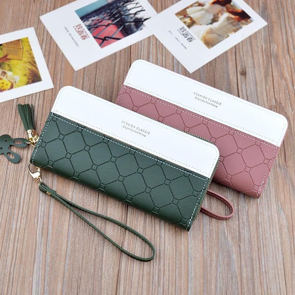 Baellerry Ladies Clutch Bags Fashion Handväskor PU läder telefon Blå 19.5cm*9.5cm*2.5cm