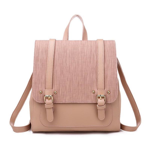 Klassiska originalkvinnor studenter mode ryggsäck Mochila skolvä Rosa