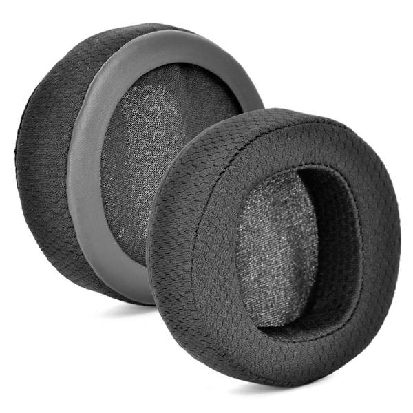 öronkuddar hörlurskuddar kuddar för 1More Spearhead VR H1005 H10 svart
