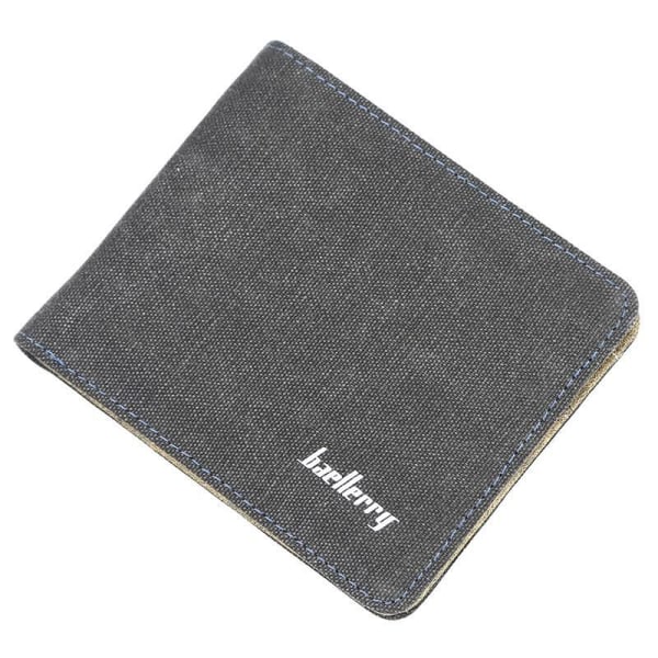 Baellerry Canvas Lompakko Vintage Käyntikorttikotelo Korttityyli Mod musta 12 cm * 10 cm * 2 cm