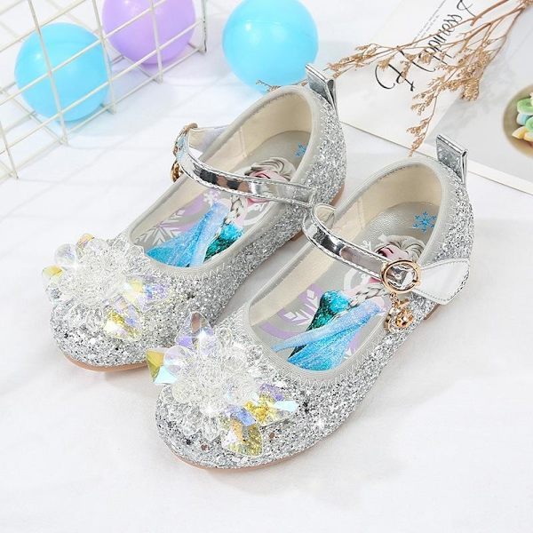 prinsesskor elsa skor barn festskor blå 19cm / size31
