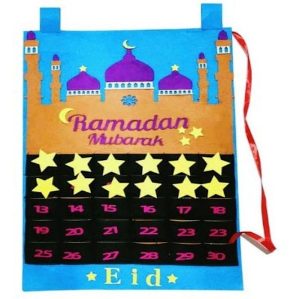 ramadan kalender dekoration mubarak kareem dekoration dekorationer til blå b