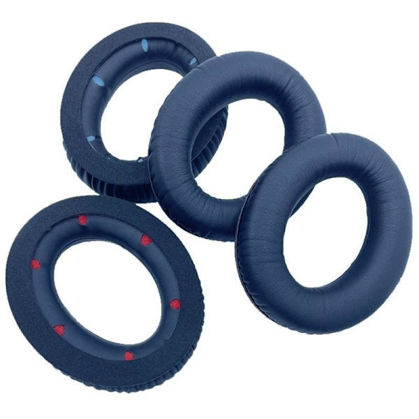 öronkuddar kuddar för Kingston HyperX Cloud Revolver S cushion k blå