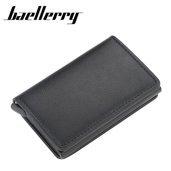 Baellerry RFID-blokerende aluminiums kortholder - Automatisk pop gullig brun