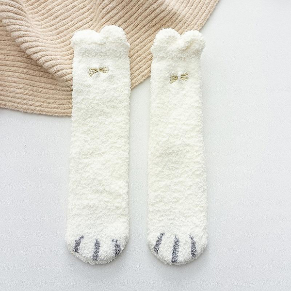 fluffiga strumpor kvinnor dam kvinnor vinterstrumpor pack 4 par