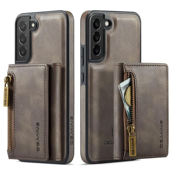 (iPhone 16 Prolle) DG.MING M5 -sarjan irrotettava lompakkokotelo m kahvia