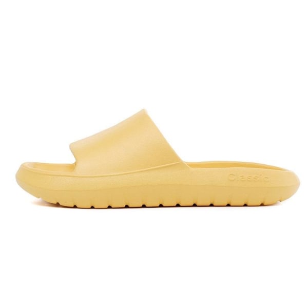 mjuka tofflor slider sandaler skor herr dam massagetofflor gul 40/41