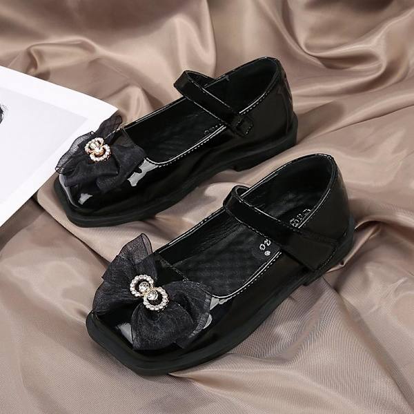 prinsesskor elsa skor barn festskor svart 16.8cm / size26