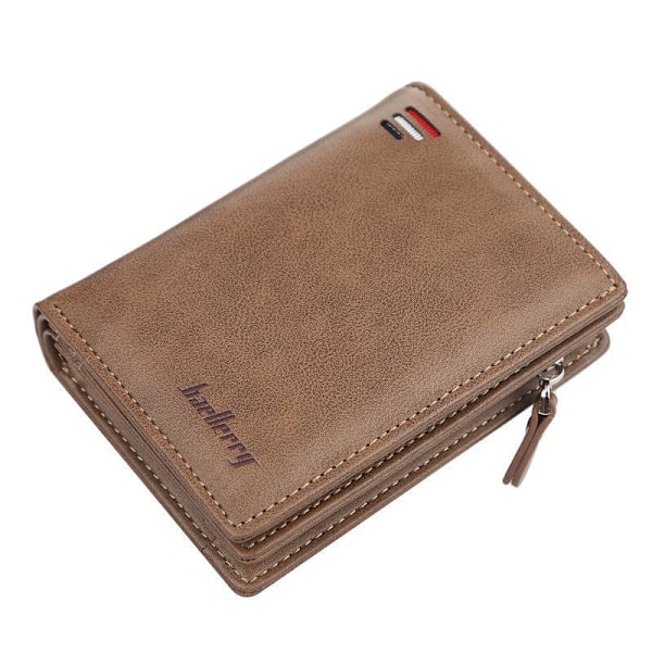 Baellerry Plånbok Mäns kort vertikal Multi-card Snap Coin Purse Svart