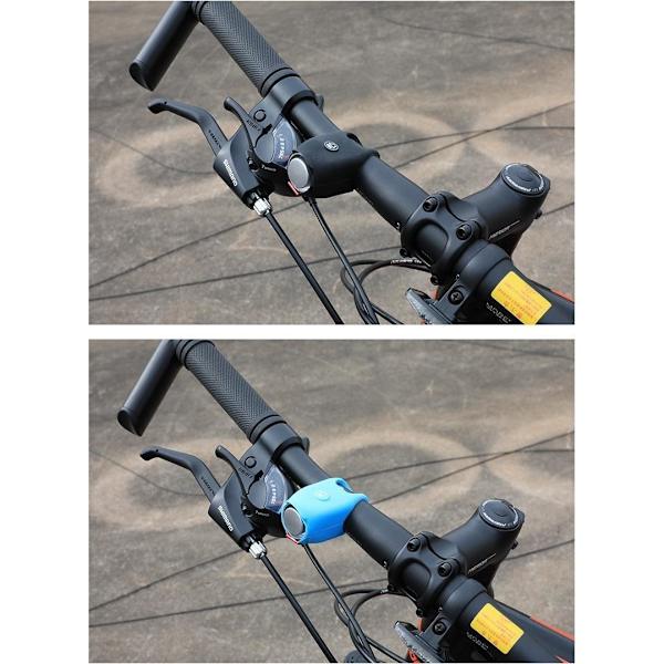 Bell Bicycle elektrisk højtstående cykelhorn 120dB cykeltilbehør 1. sorte ladning