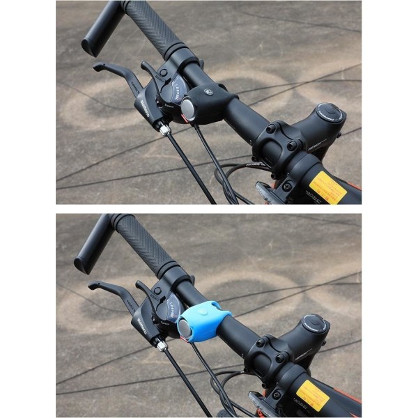Ringklocka Cykel elektrisk höjudda cykelhorn 120dB cykeltillbehö 1st Röd