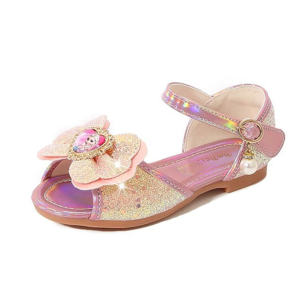 prinsesskor elsa skor barn festskor rosa 22.5cm / size36