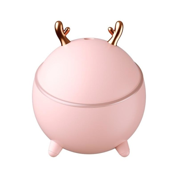 Luftfuktare aroma diffuser humidifier med led-ljus rosa