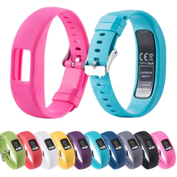 armbånd silikone Garmin vivofit4 sort