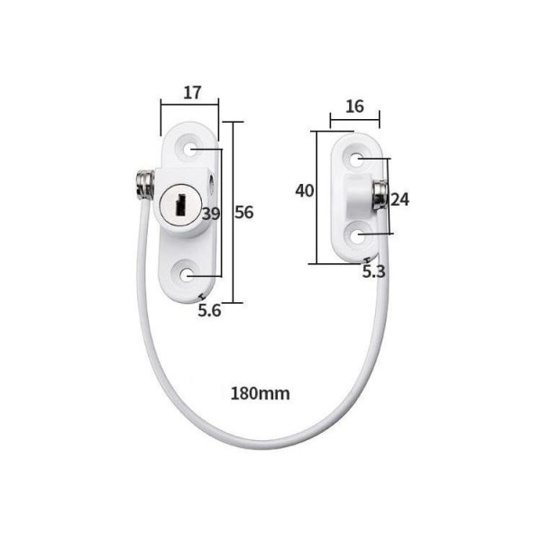 lås børnesikring vindue lås dørlås børnesikring vindue begrænser vindue 2 hvide