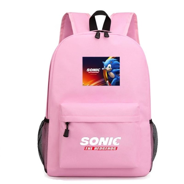 Sonic rygsæk børne rygsække rygsæk 1 stk lyserød 3