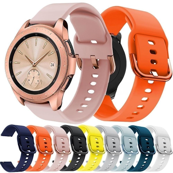 armbånd silikone Samsung galaxy watch 46mm/42mm Galaxy watch3 20mm lyseblå
