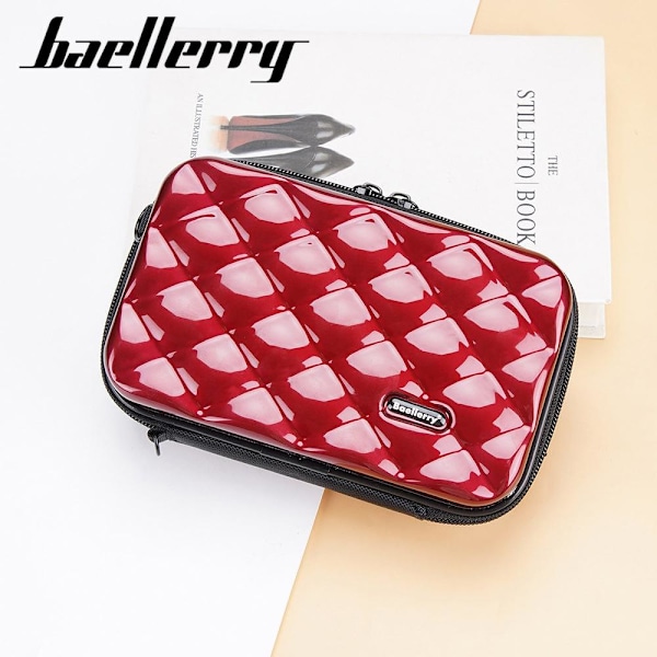 Baellerry PC Hard Shell Travel Makeup Bag - Mini Multifunktionel isblå