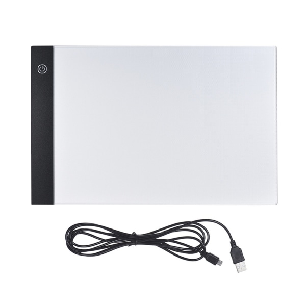 LED Ritplatta A4 ljusbord med 3-stegs dimmer usb A4 235X335mm