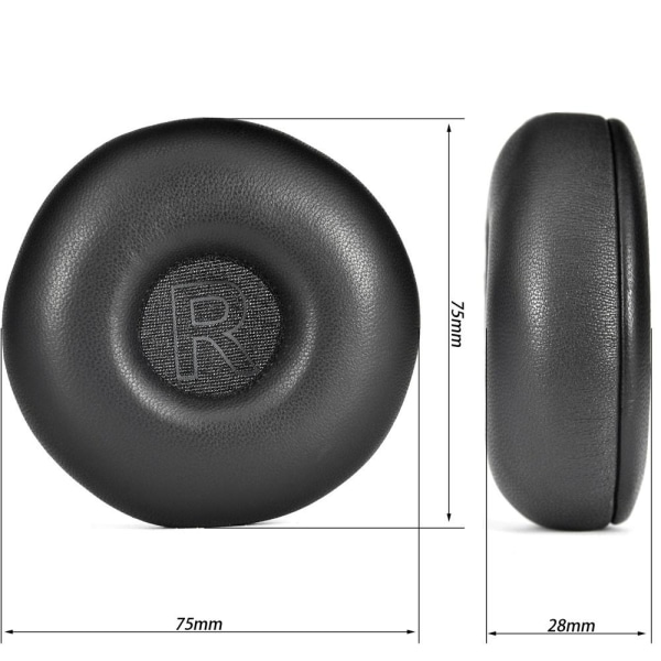 öronkuddar hörlurskuddar kuddar för Bang & Olufsen Beoplay H8i H8i svart lammskinn
