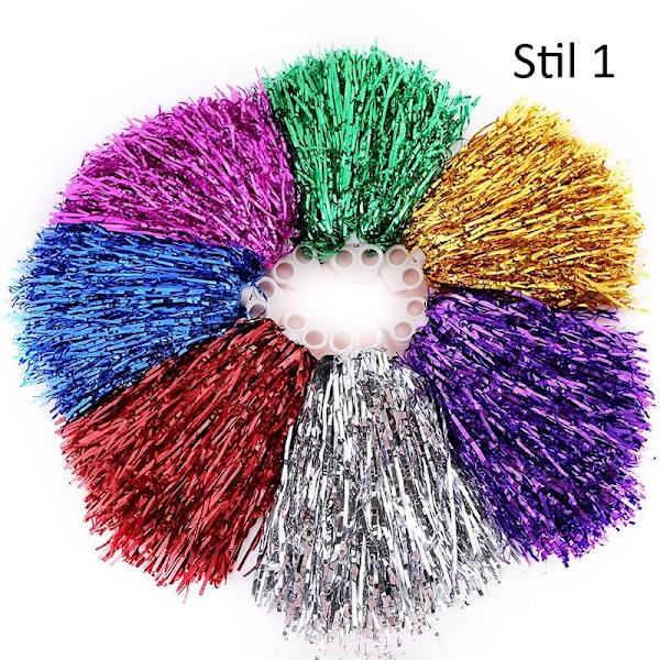 2 cheerleader pom poms cheerleading bileurheilupelien kilpailuun ruusunpunainen tyyli 1