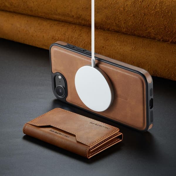 (Til iPhone 13 Pro Max) MAGKING K2 MagSafe Telefoncover: Sikkert brun