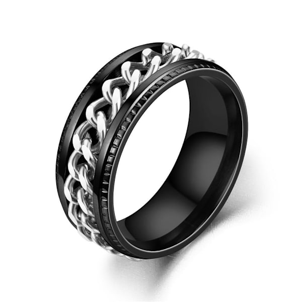 anti-angst spinner fidget roterende ring ringe størrelse 8/18,2 mm