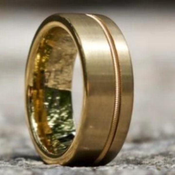 Hämmästyttävän tyylikäs pari mattapintaisella ja urautetulla ketjulla 8mm yksipuolinen nauha musta Nro 7