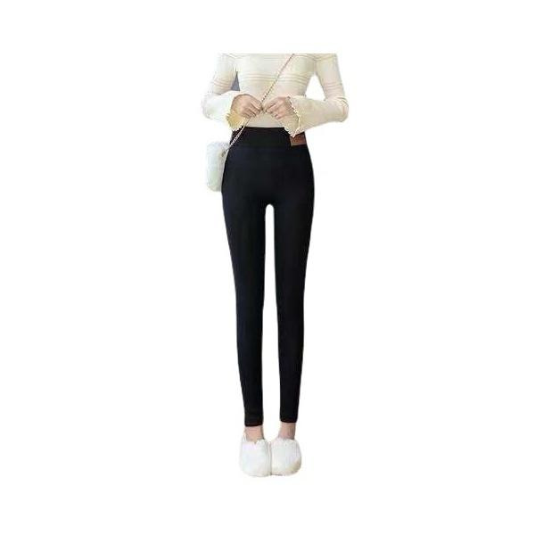 paksut leggingsit talvi leggingsit talvihousut fleece leggingsit mode sort 4XL