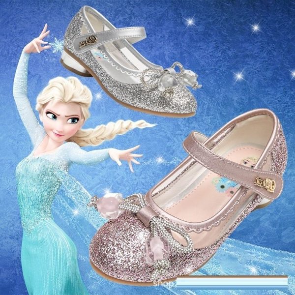 prinsesskor elsa skor barn festskor rosa 16.8cm / size26