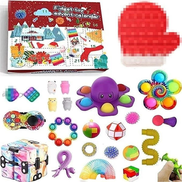 adventskalender julekalender fidget legetøjspakke/sæt