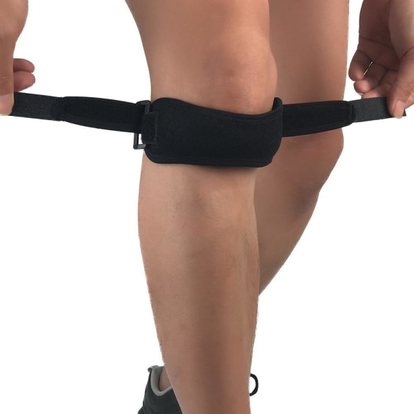 Justerbar knæstøtte og patellastabilisator Knæbånd til løb