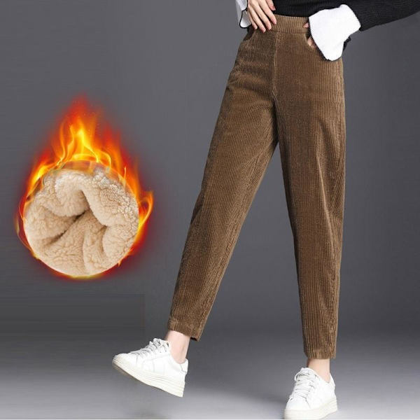 leggingsit talvi talvihousut talvi leggingsit leggingsit vuorattu Brun M