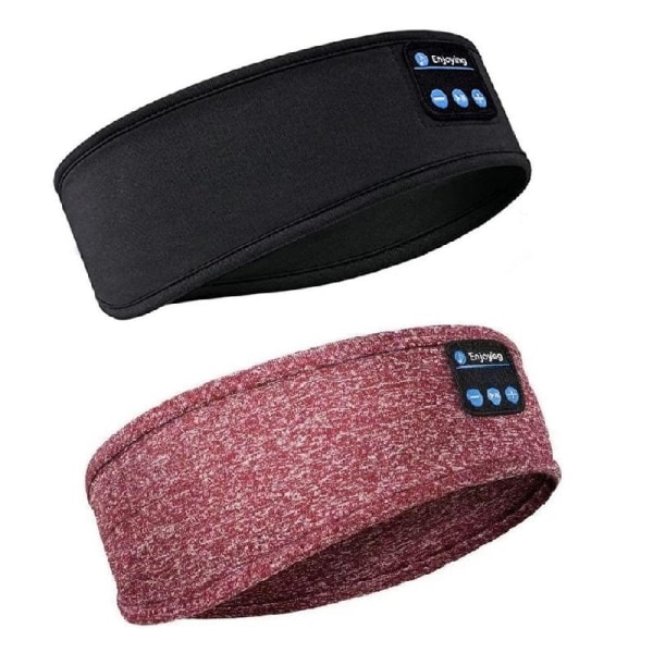 Langattomat kuulokkeet bluetooth 5.0 unikuulokkeet urheilukuulokkeet unikuulokkeet 1 kpl punainen, 1 kpl musta