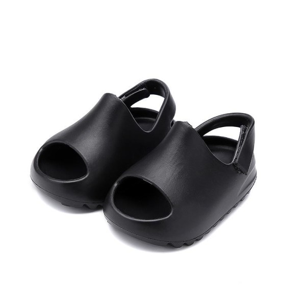 pehmeät tossut liukumäet sandaalit kengät tossut lasten tossut musta 130 (sisäpituus 11,5-12 cm)