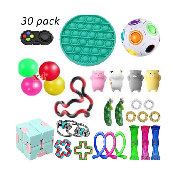 fidget toys pop it stressbollar fidget toys pack/set 30 st