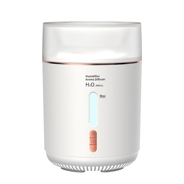 Luftfuktare aroma diffuser humidifier med led-ljus Vit