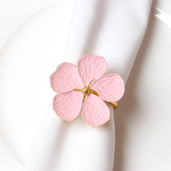 Servietringe juledekoration julepynt julepynt tak 6 stk / pink