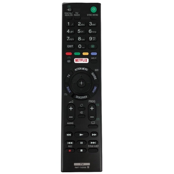 fjärrkontroll ersättning remote för SONY RMT-TX200E KD-65XD7505 Som på bilden