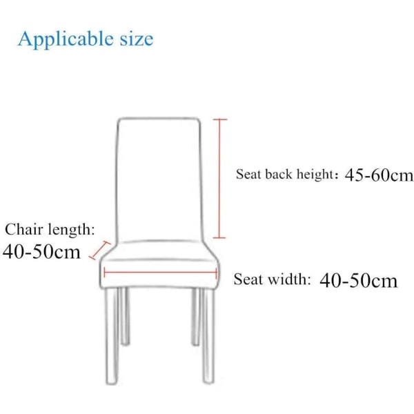 joustava tuolinpäällinen / tuolinpäällinen Joulukoristeita 2 kpl