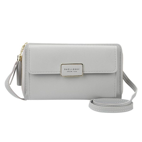 Baellerry Ladies Long Wallet Large Capacity Zipper Clutch Messen Som på bilden 7
