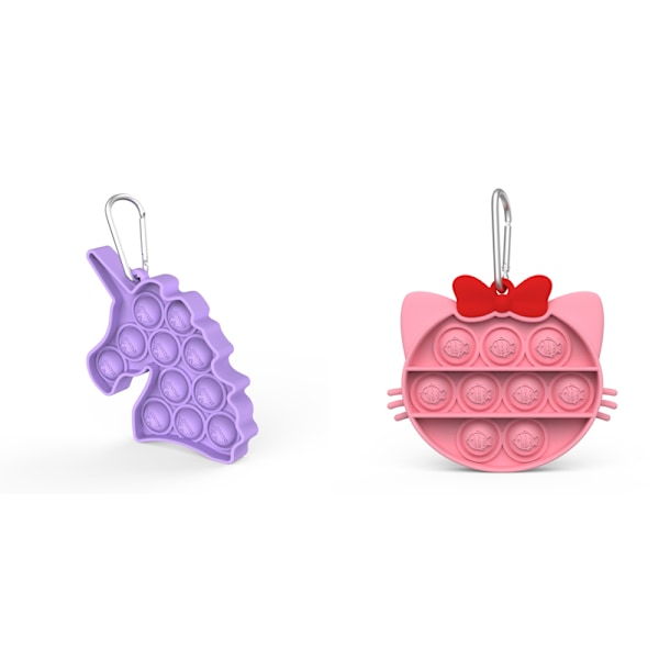 mini pop it fidget toys leksak sensory 2 st