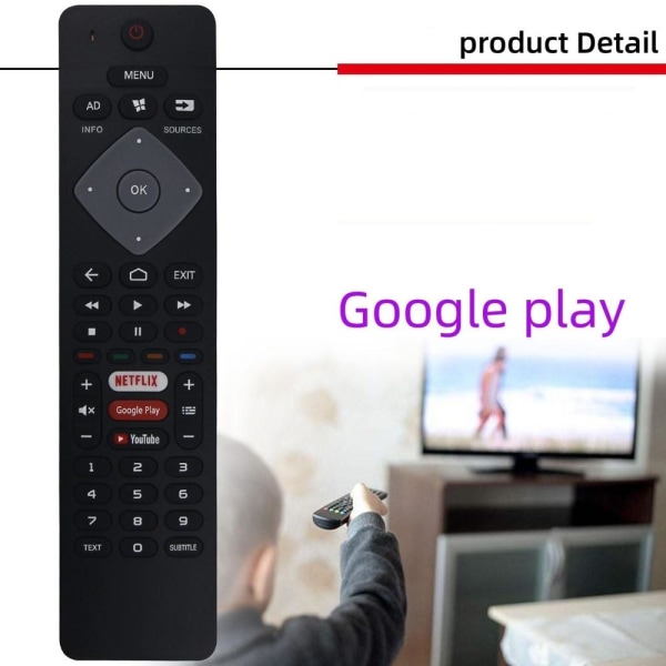 fjärrkontroll ersättning remote för Philips BRC0884305 BRC088440 Google play