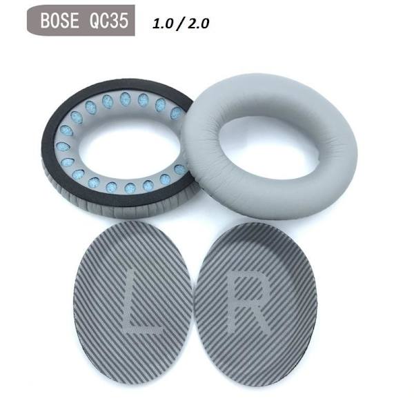 ørepuder puder til Bose Soundtrue AE2 IW QC15 QC25 QC35 pude qc35 grå