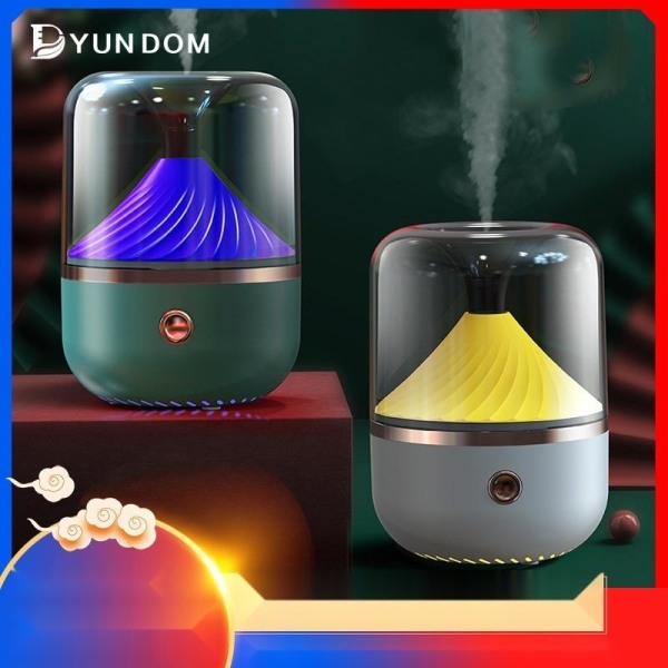 Luftfuktare aroma diffuser humidifier med led-ljus svart